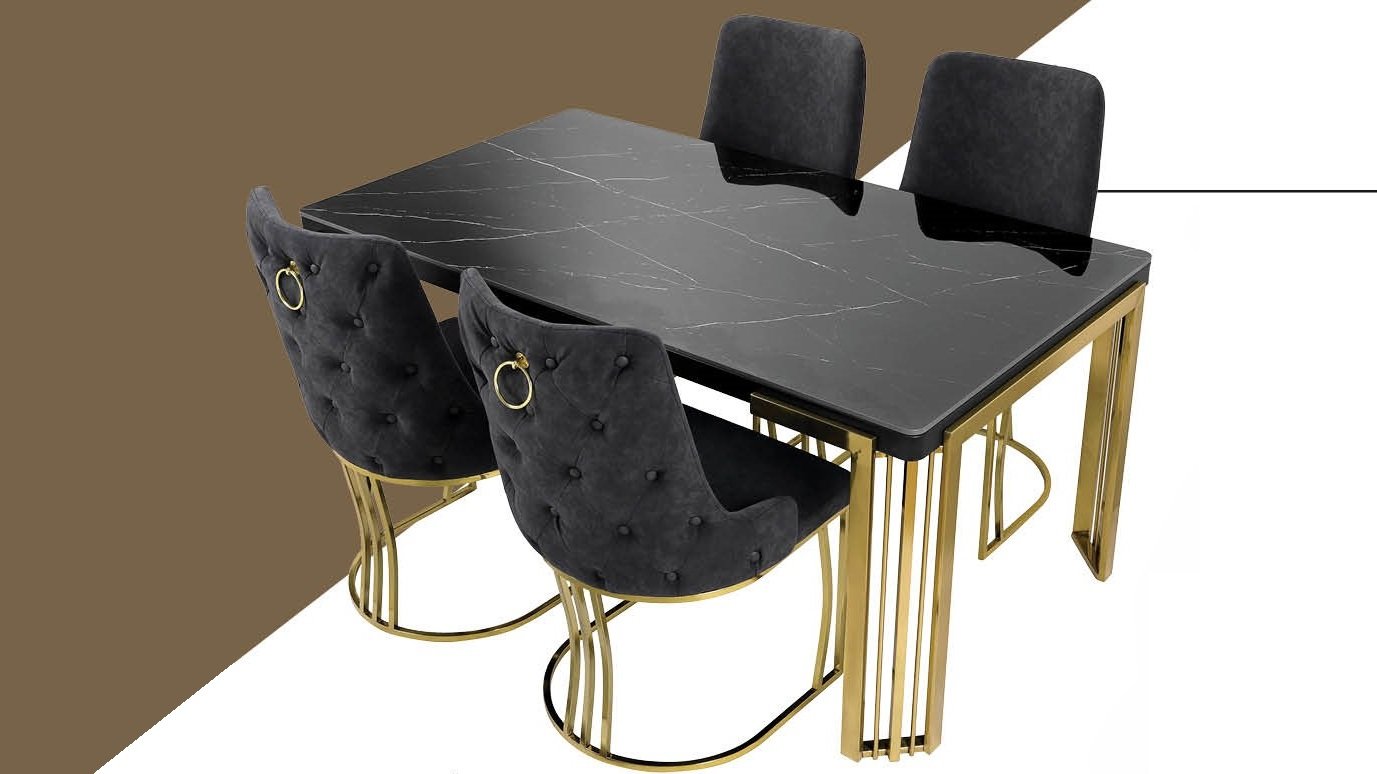 Daisy Table with Bruno Chairs